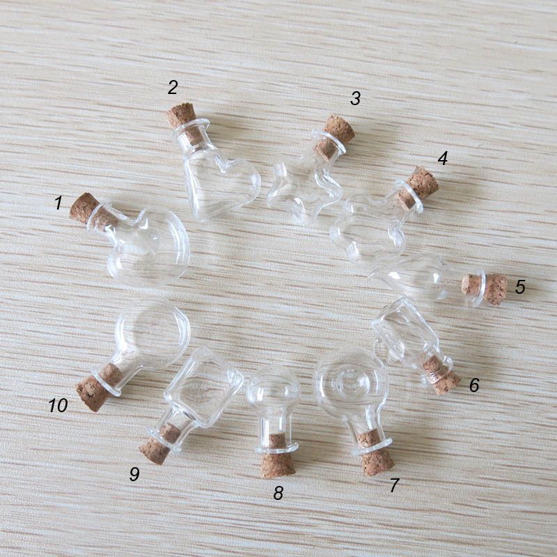 Clear 2ml Mini Glass Bottles With Corks Small Vials Cork Clear 2ml Mini Glass Bottles With Corks Small Vials Cork Stopper Decorative Corked Bottle For Pendants Vintage Perfume