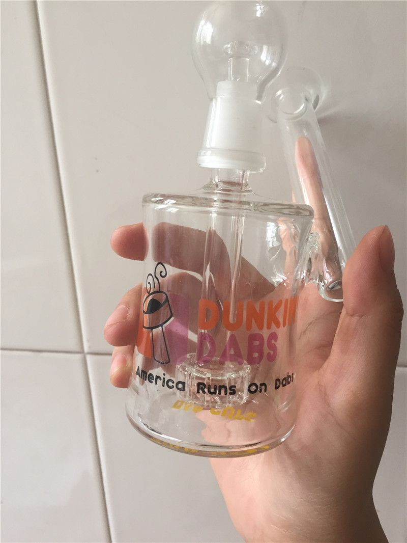 dunkin dabs glass smoking bongs mini oil rigs glass bubbler inline