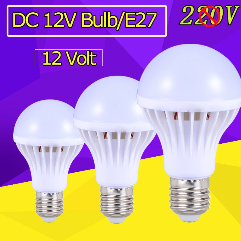 Großhandel E27 Energiesparende Led Birne Leuchtet Dc 12v Großhandel E27 Energiesparende Led Birne Leuchtet Dc 12v Lampe 3w 5w 9w 12w 15w Lamparas Glühlampen 12 Volt Im Freien Von Canmeilighting