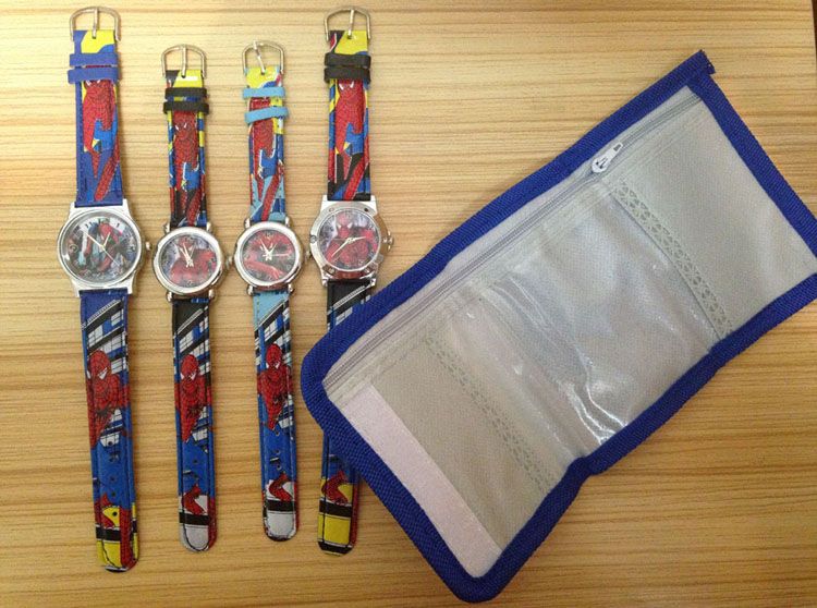 Boys Spider Man Marvel Watches Retail Wholesale Wallet Purse Watch Gift Set  Kids Children Party Favors Wrist Watches Montre Spiderman From Finewatches,  $1.94 | DHgate.Com