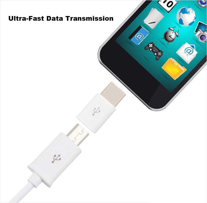 Cell Phone Adapters USB 3.0 Type C Micro USB C Cable Converter For Samsung MacbookLG ChromeBook