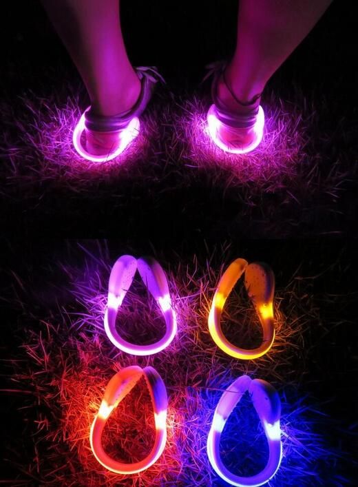 Ccx Led Night Light Shoe Clip Movement Outdoor Running Safety Lights Warning Lighted Glow Dark Toy