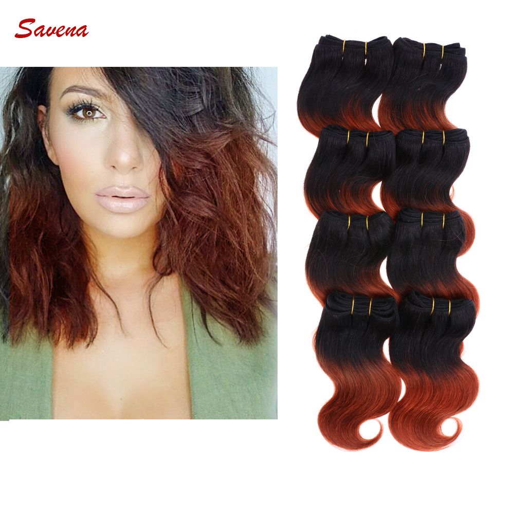 Short 8 Inch 8 Bundles Remy Hair Color 1b 350 Brazilian Human