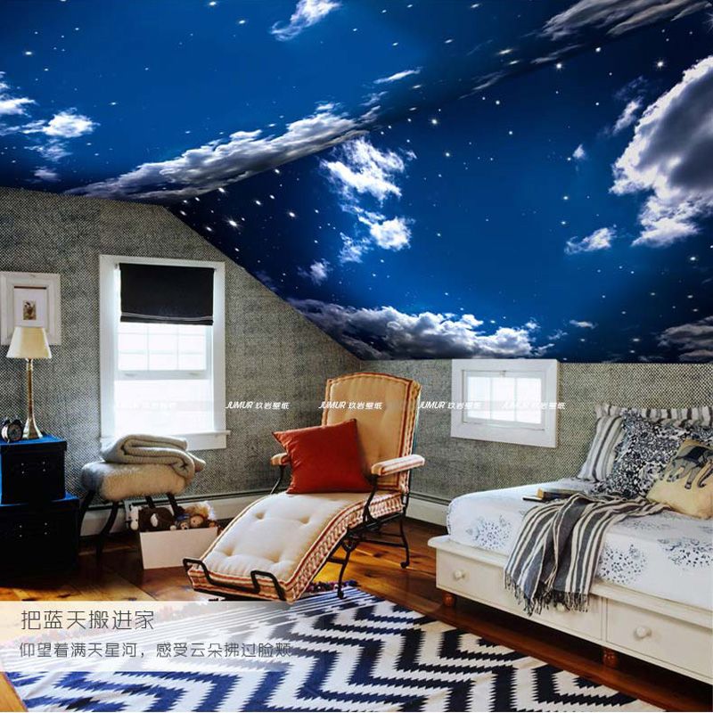 Modern Wallpaper For Bedroom modern 3d wallpaper blue sky & white clouds photo wallpaper Modern Wallpaper For Bedroom modern 3d wallpaper blue sky & white clouds photo wallpaper