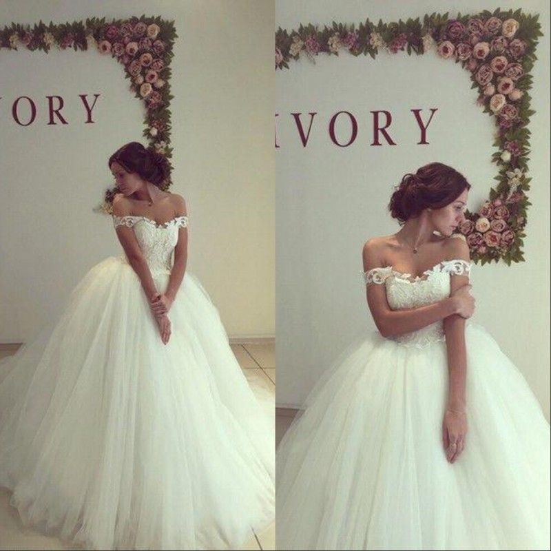 Lace Wedding Dresses 2018 Ball Gown