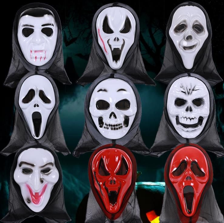 Cheap Horror Ghost Screaming Skeleton Masks Grimace Mask Skull Masks ...