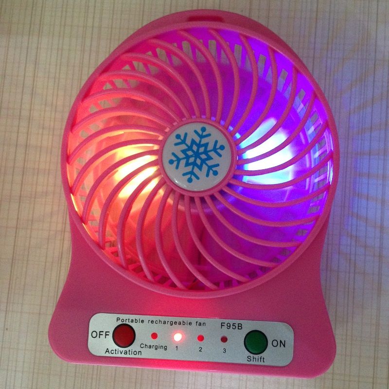 2021 Mini Portable Fan Multifunctional USB Rechargeable Kids Table Fan