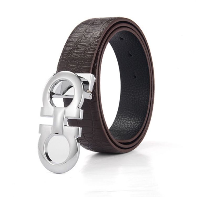 Original Designer Big Buckle Belts Men Luxury Buckle Belt Top Fashion