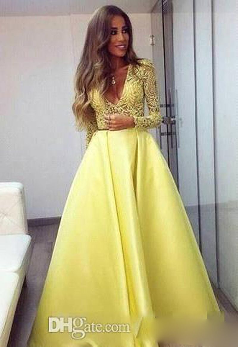 yellow stylish dresses