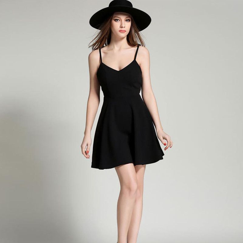 black summer dresses casual