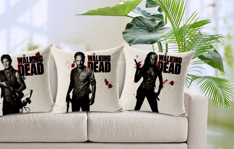 Horror Drama The Walking Dead Daryl Dixon Cushion Cover Andrew