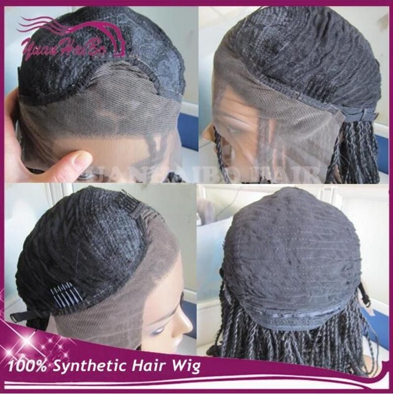 Top Quality Short Kinky Twist Wigs Synthetic Hair Full Hand Tied Senegalese Twist Lace Front Wig Curly Tips African Americans The Wigs Wigs Wigs Wigs From Yuanhaibowig 77 99 Dhgate Com