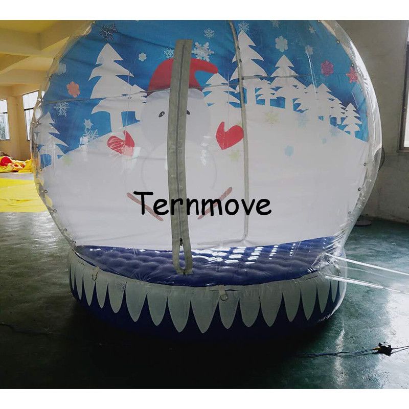 Acheter Boule Dexposition De Noël Boule à Neige Gonflable Géante Bâche Gonflable De Pvc De Boule Dexposition Ballon Gonflable De Dôme De Noël De
