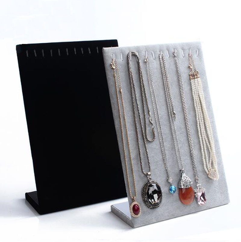 Hot PinkBlackGrey L Shape Necklace Display Stand Holder Shelf Best Bracelets Display Stands Hot PinkBlackGrey L Shape Necklace Display Stand Holder Shelf Best Bracelets Display Stands
