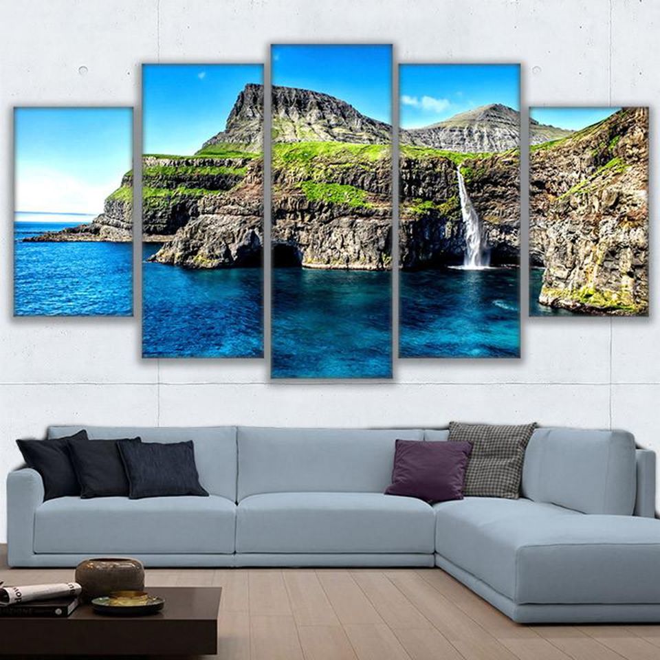 Island paradise Canvas Wall Art Picture Print