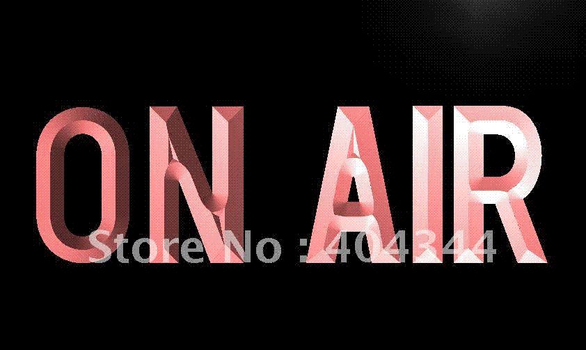 online cheap ln028 on air studio led neon light sign sign panel
