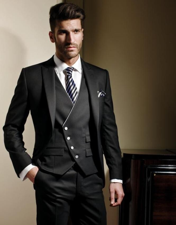 Acquistare Abito Da Uomo Classico Da Uomo, Vestito Da Uomo, Adatto A Giacca  E Pantaloni + Gilet Economico | Consegna Veloce E Qualità | It.Dhgate
