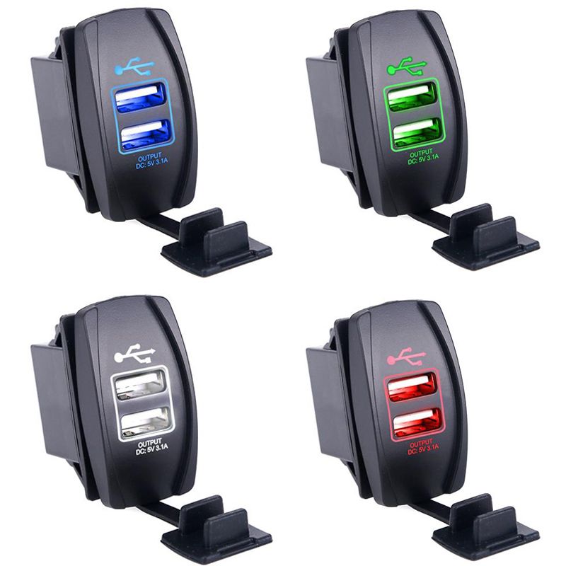 Adapter 3.1A USB 12V 24V 