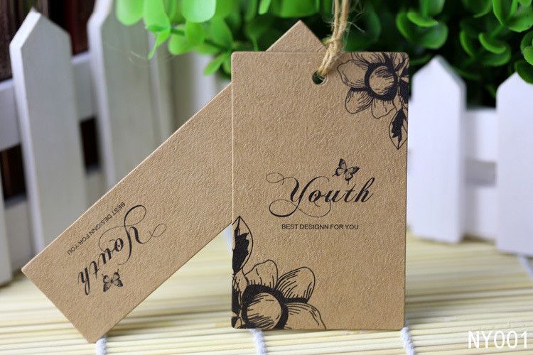 2019 Wholesale Custom Logo Brand Name Garment Clothing Printed Paper Price Hang Tags,Etiqueta ...