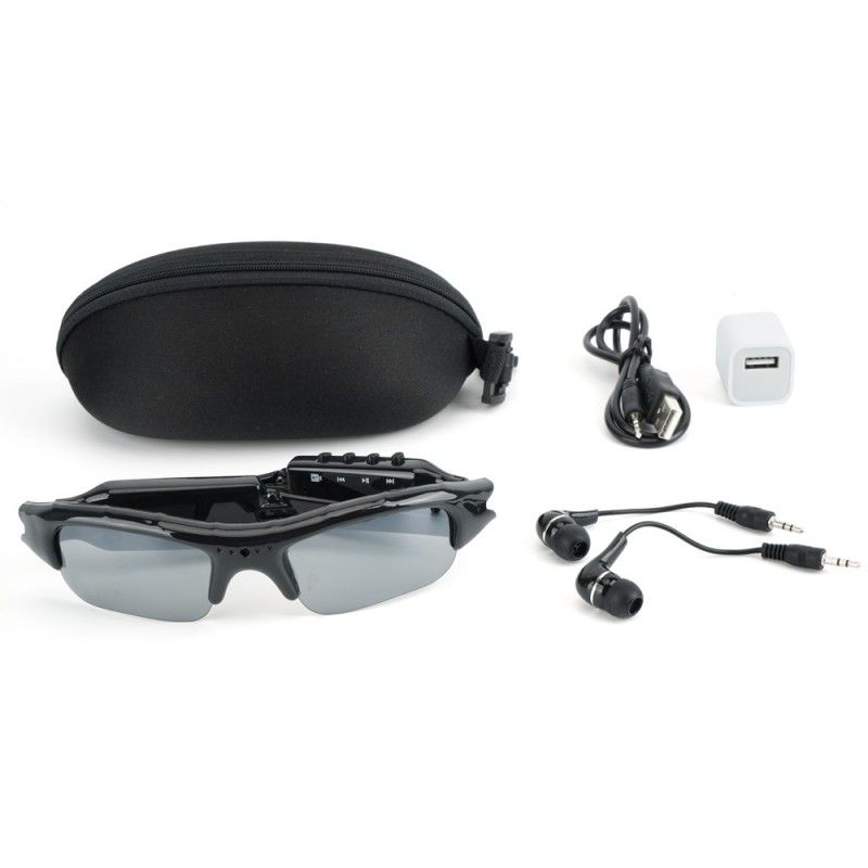 2019 Spy Hidden Sunglasses Camera 4 In 1 MP3 Player Glasses Hidden