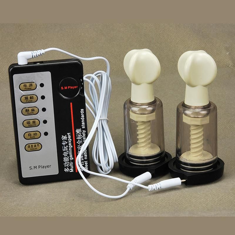 2019 Electric Shock Suction Cupping Breast Massager Nipple