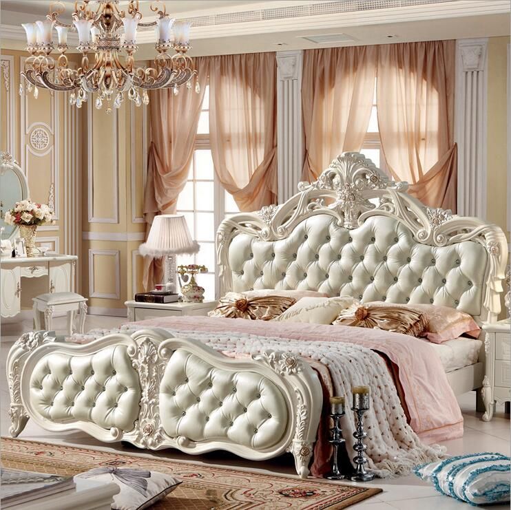 2019 Factory Price Modern European Solid Wood Bed Fashion ...