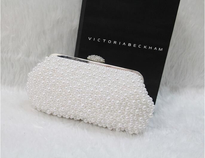 pearl bridal bag