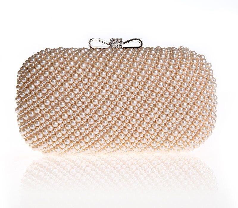 beaded evening clutch