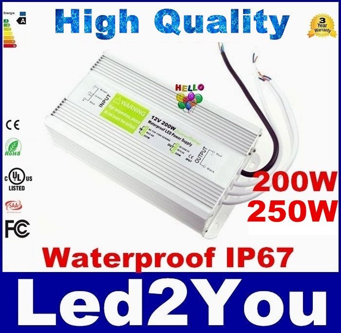 12v Ac Low Voltage Outdoor Lighting Transformer 20w Waterproof Ip68 Hot 200w 250w Led Switch Power Supply Adapter Transformer Ac Low Voltage Outdoor Lighting