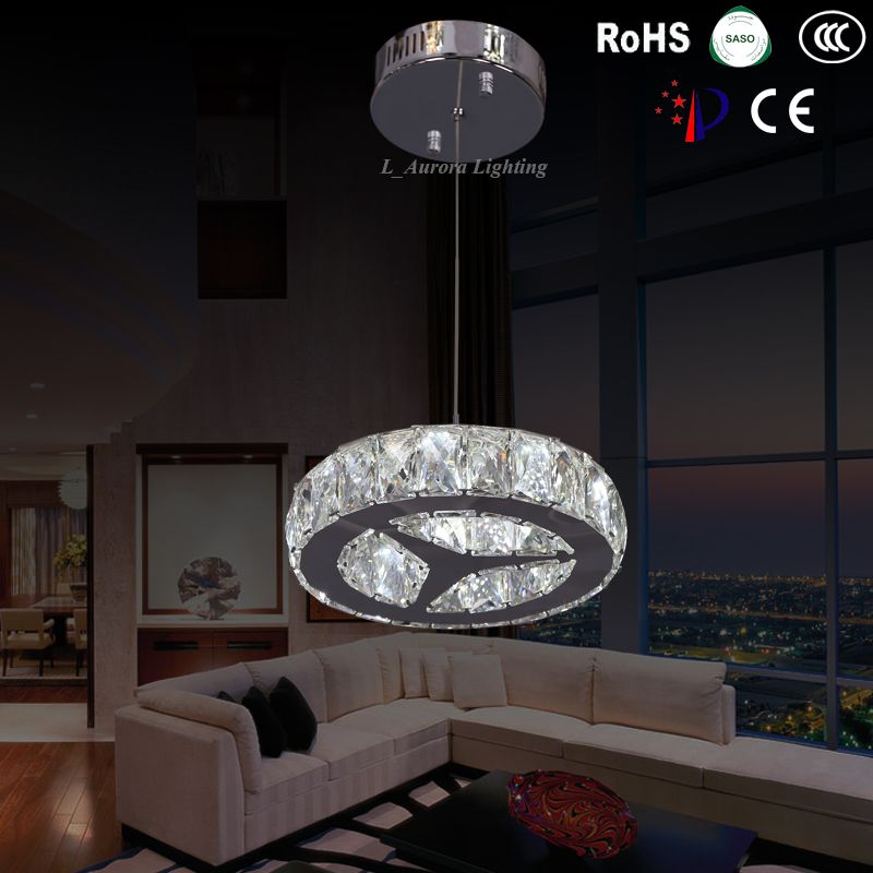Simple Design Led Pendant Light With Top Crystal Small Chandelier ... Simple Design Led Pendant Light With Top Crystal Small Chandelier ...