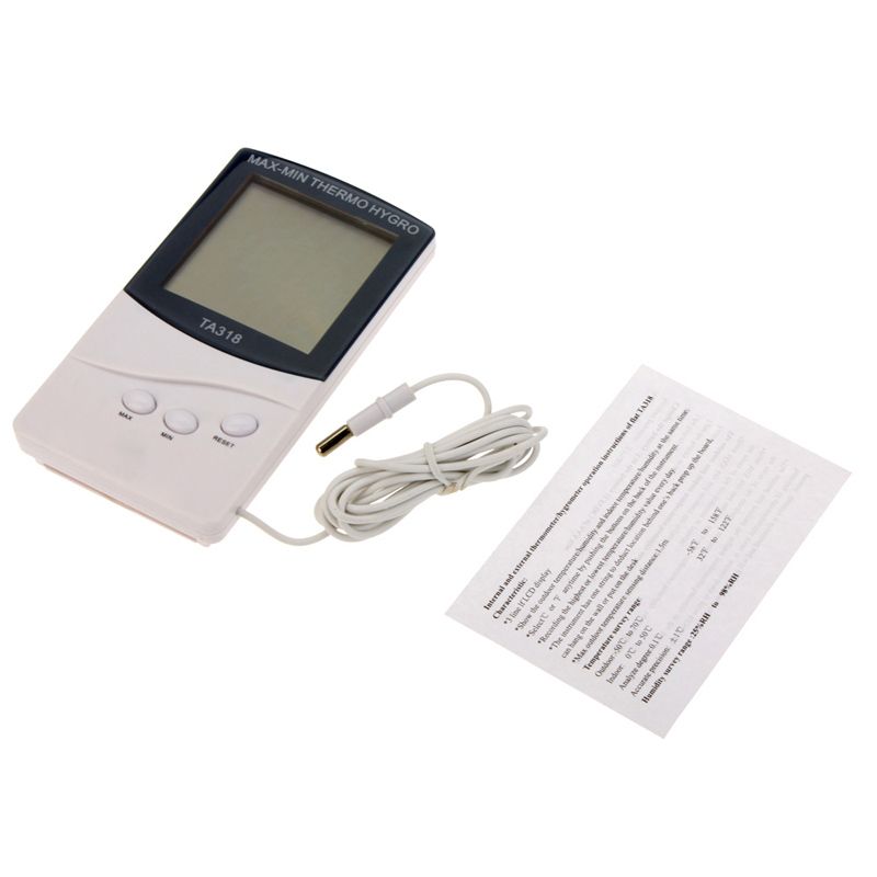 Digital Thermometers Kitchen TA318 KTJ Indoor Outdoor Large LCD