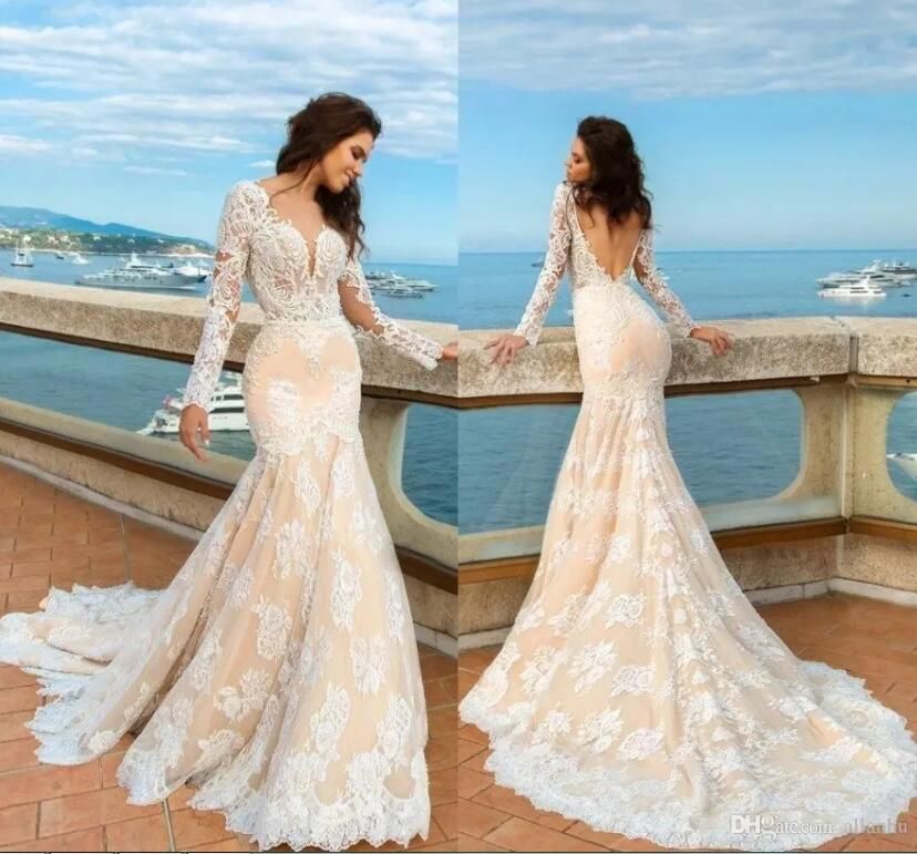 Vintage Lace Wedding Dresses with Teal