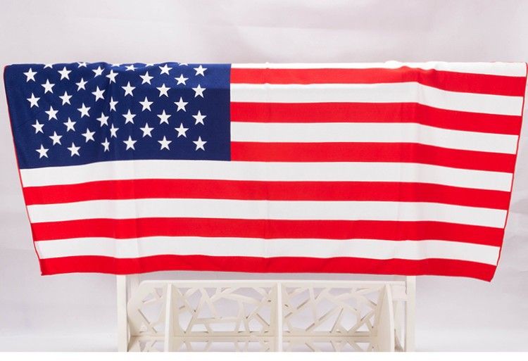 Acheter Serviette De Plage Usa Drapeau Serviette De Bain Royaume Uni Drapeau Canada Serviettes Enfants Cadeau Pour Enfants Serviette De Bain En Coton
