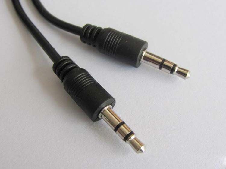 2021 Wholesale 3.5 Mm Pin To 3.5 Mm Pin Stero Audio Cable Headphone Jack Black Color From 