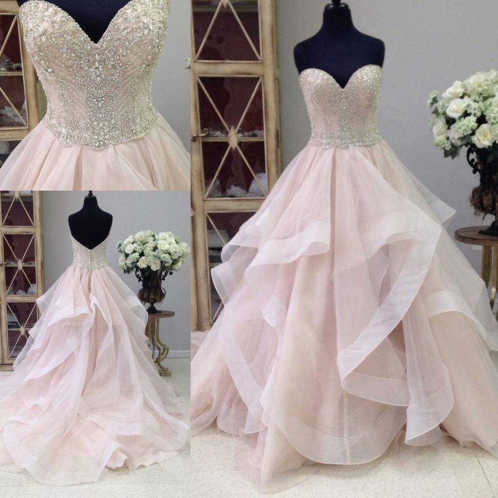 bling wedding dresses