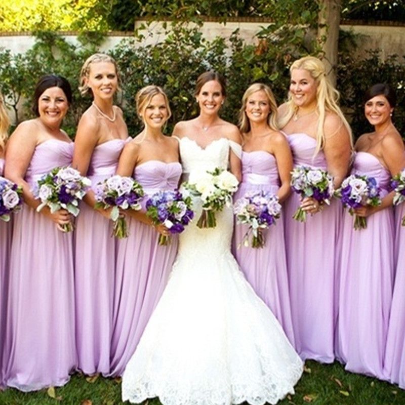 Lilac Bridesmaid Dresses