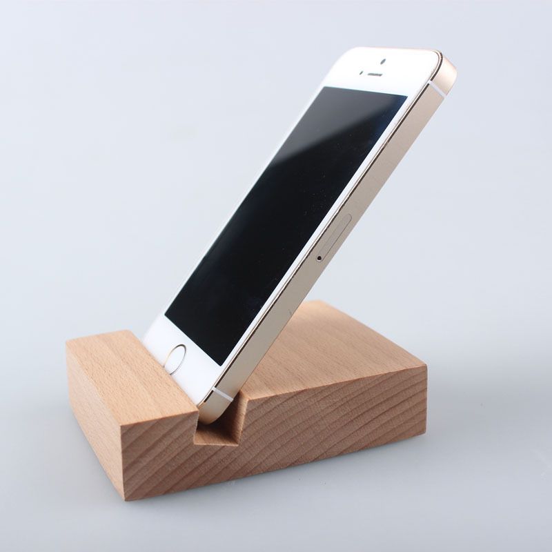 2017 Simple Design Solid Wood Mobile Phone Support/Beech 