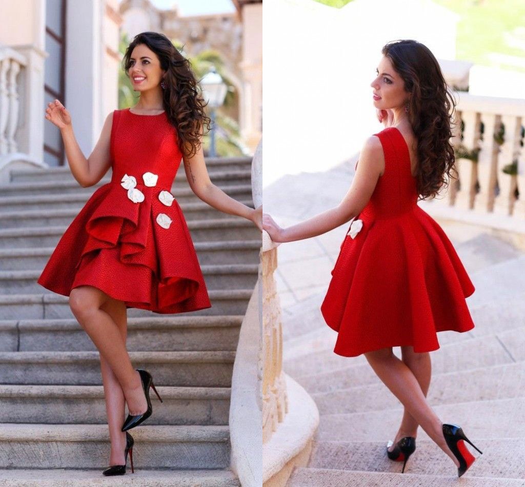 Image for layered short cocktail dresses