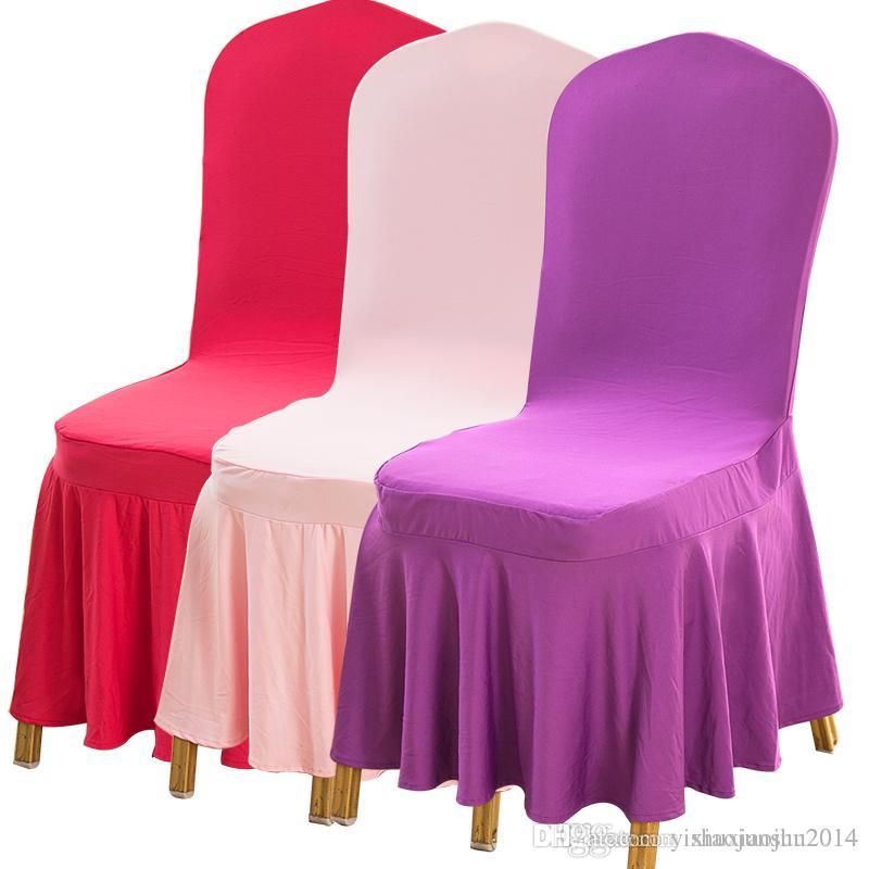 13 Solid Colors Polyester Spandex Dining Chair Covers For Wedding 13 Solid Colors Polyester Spandex Dining Chair Covers For Wedding Party Cover Seat And Ottoman Slipcovers