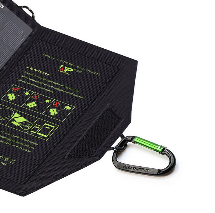 Solar Charger Mat Portable Power Bank 5V8W Foldable Battery Chargers