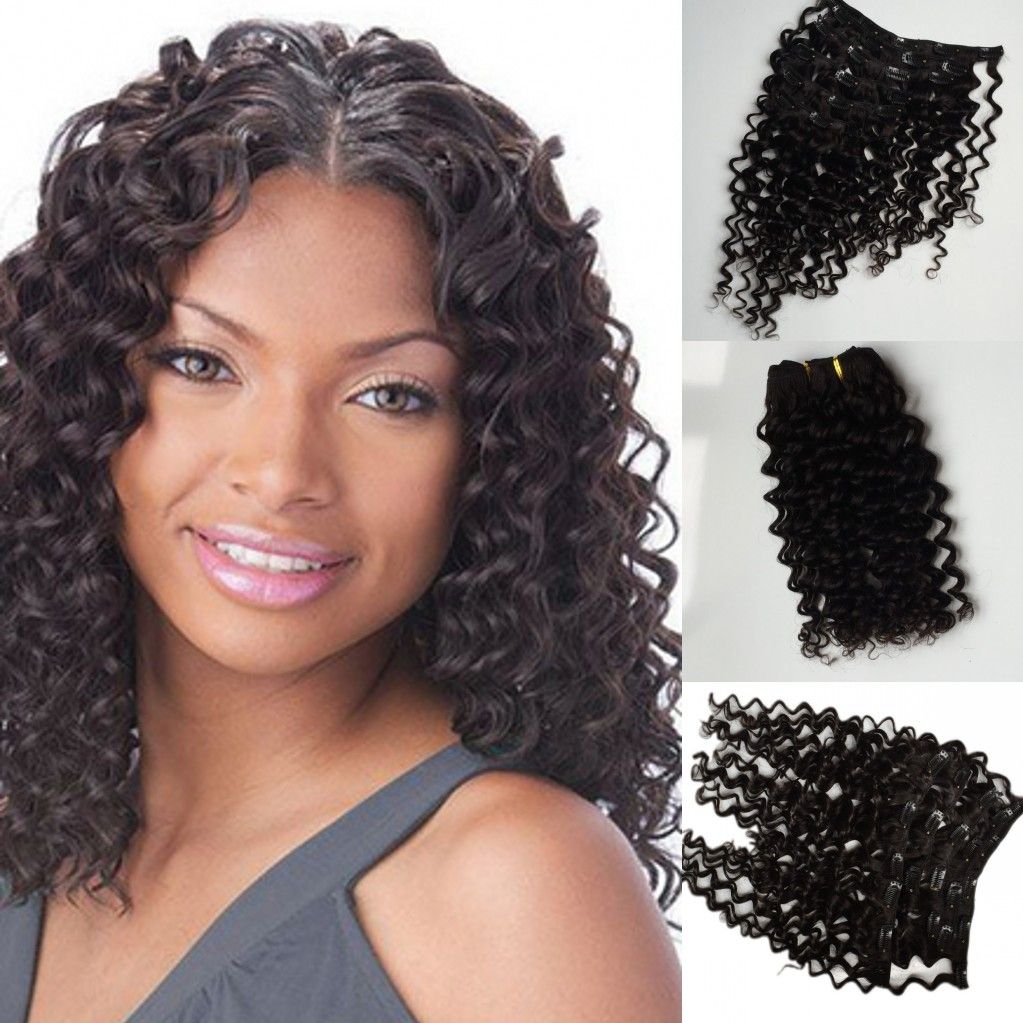 Clip In Hair Extensions Interlovehair 8 24inch Set Clips In/On 100