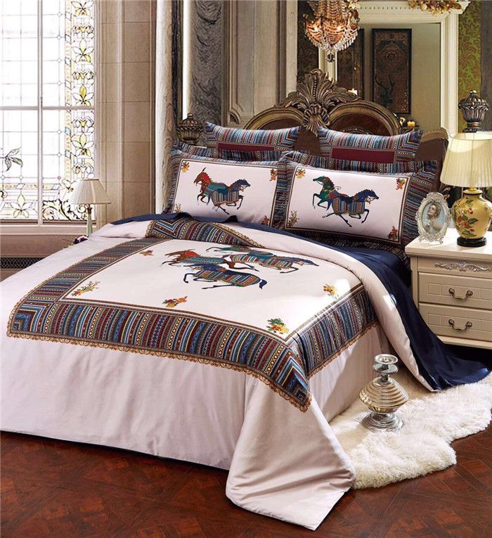 Bedroom Sets Dubai 2017 luxury supima printed horse geometric exclusive to dubai Bedroom Sets Dubai 2017 luxury supima printed horse geometric exclusive to dubai