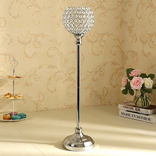 Crystal Candle Holder Candlestick Stand Wedding Party Home Table