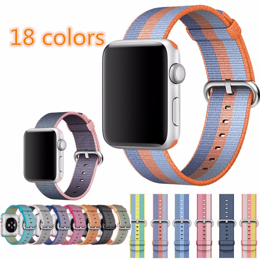 New Arrival Nylon Strap Band For Apple Watch Band 42 Mm 38 Mm Sport