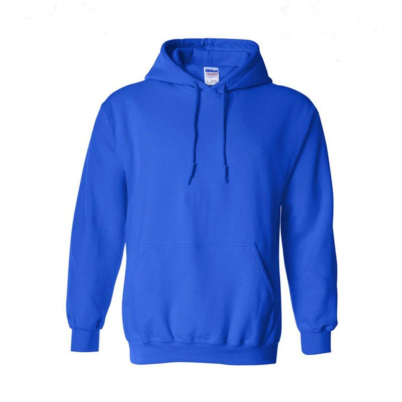 solid blue hoodie