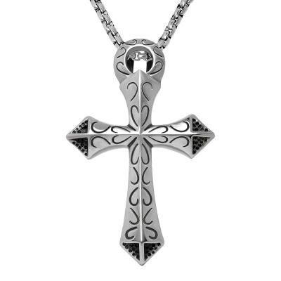 Wholesale Gothic Style Cross Pendant For Man And Woman Stainless Steel Personality Jewelry Silver Jewellery Online Diamond Pendants From Noyer Wholesale Gothic Style Cross Pendant For Man And Woman Stainless Steel Personality Jewelry Silver Jewellery Online Diamond Pendants From Noyer