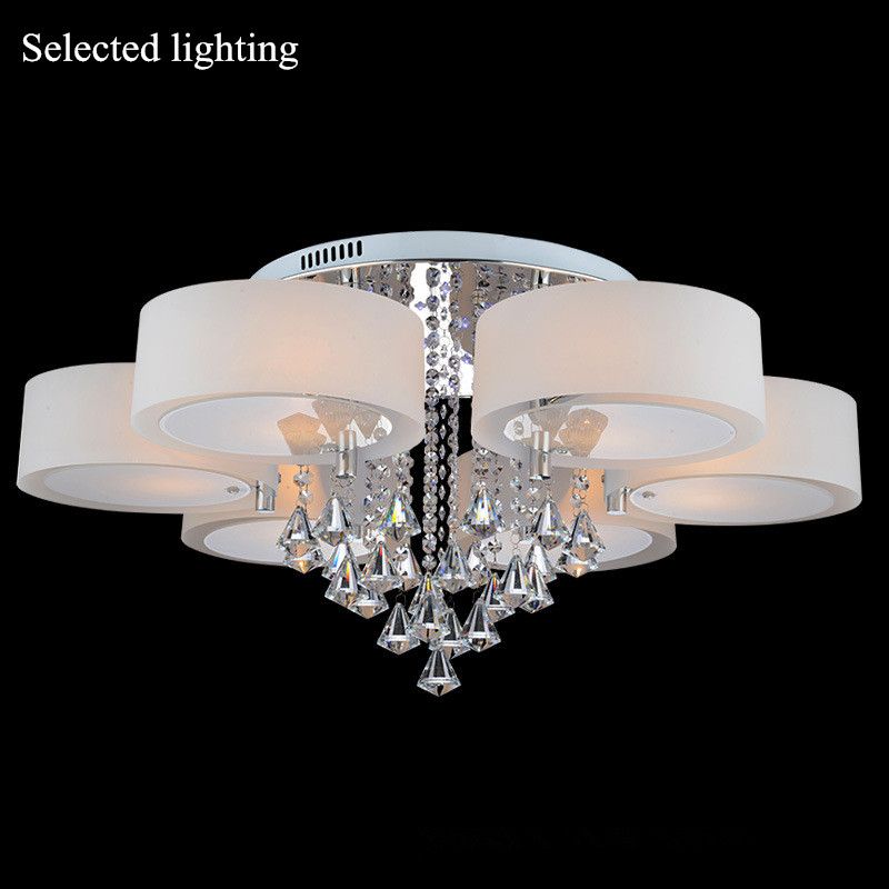 Multi Color Crystal Chandelier Remove Control Pendant Light Multi Color Crystal Chandelier Remove Control Pendant Light Ceiling Led Lighting Foyer Fixture 110v 220v