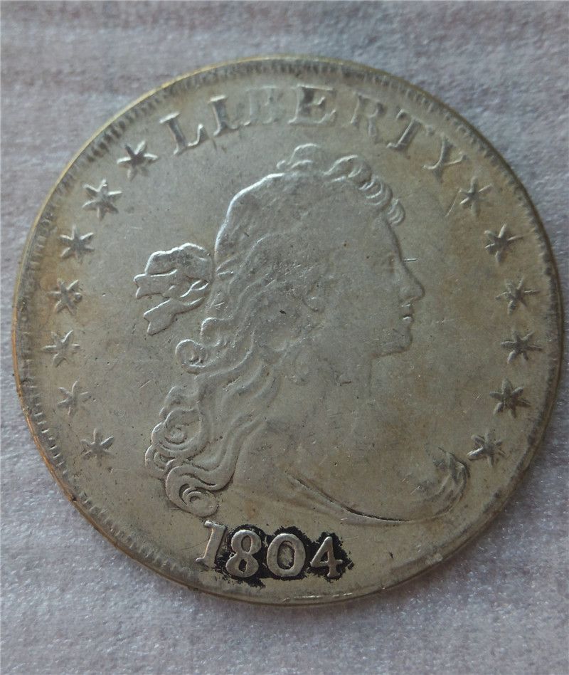 2019 United States Draped Bust Dollar 1804 Coins Copy Archaize