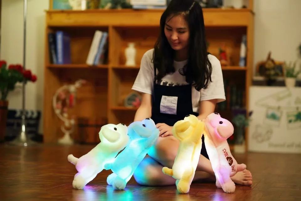 glowing belly stuffed animal