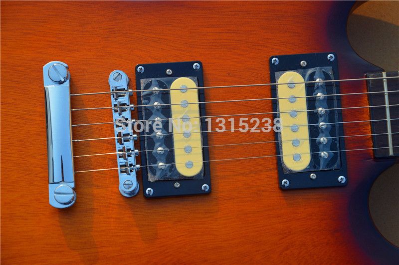 Livraison gratuite nouveau guitarra SG guitare boutique oem guitare électrique jaune couleur guitarra / guitare en chine
